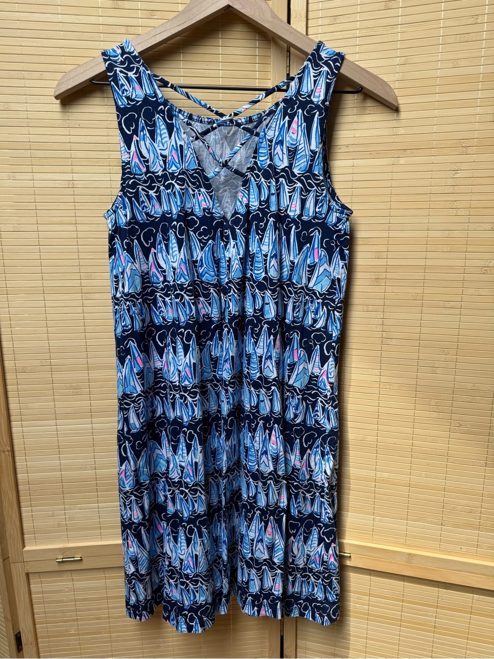 ⛵️ Lilly Pulitzer Kristen Swing Dress in Low Tide Navy Sails and Stripes - Picture 2 of 6